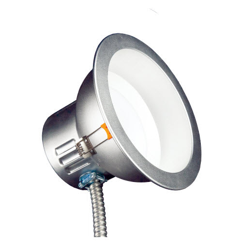 LED Selectable Commercial Recessed Download Diffuser Version - 6", 8W/10W/15W, CCT 30K/35K/41K