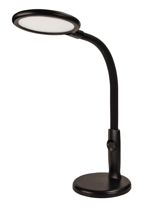 TCP Solistic LED Desk Lamps with Dimming and Wireless Charging for Phones - 17", 18W, 40K