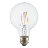 LED Antique Filament G25 Lamp - 4.5", 4W, 18K