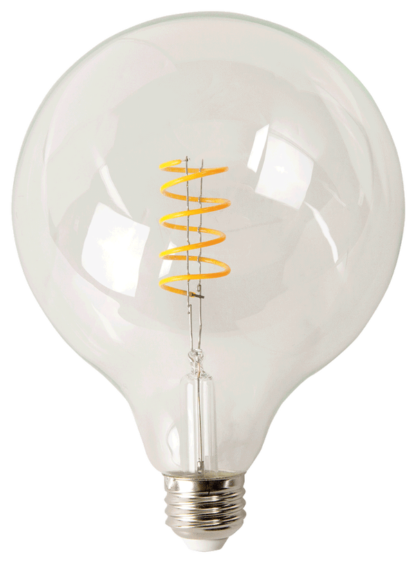 LED Antique Spiral Filament G40 Lamp - 6.8", 5W, 18K