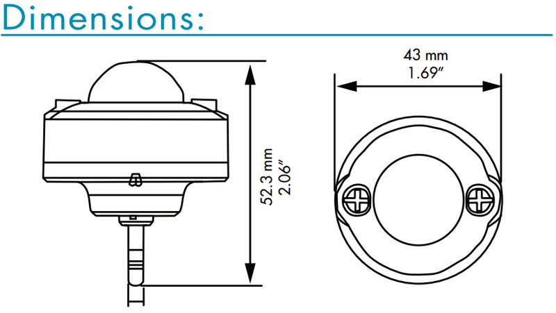 TCP LHSMW001 Microwave Motion Sensor for HID Replacement Lamps - Energy-Saving Detection