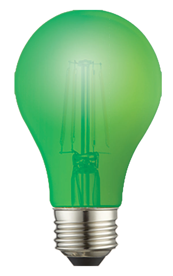 LED Color A19 Lamp Green - 4.2", 8W