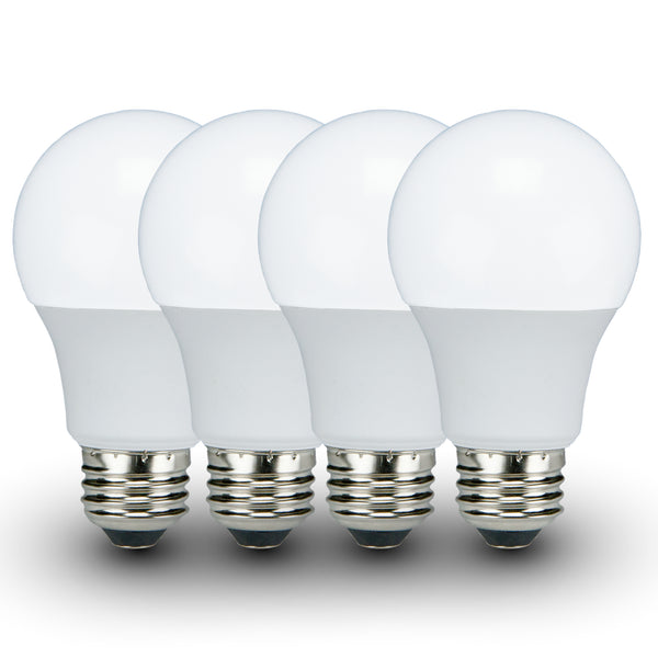 TCP LED A19 Multi-Pack, 4 Light Bulbs