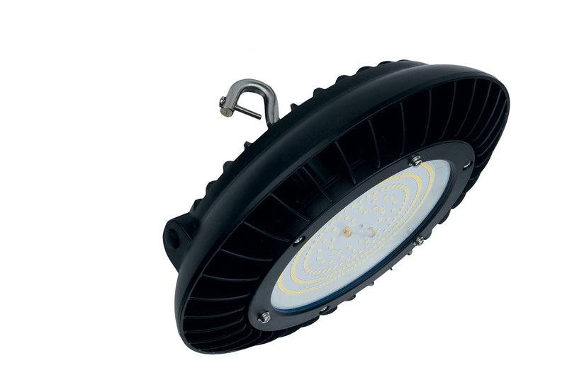 LED Round High Bay Luminaire 277V-480V - 10.8", 150W, 50K