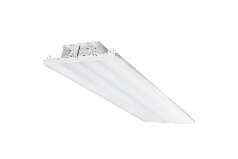 TCP’s QHB4UZDA450K LED High Bay Fixture – 4-Lamp T8 Equivalent, 5000K