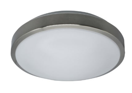 TCP Flush Mount Series 218 & 219 LED Luminaires - 10", 12", 14" Brushed Nickel, Multiple Color Temperatures