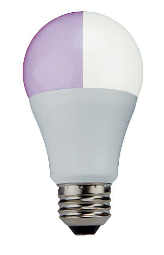 LED ColorFlip A19 Lamp Purple - 4.3", 10W, 27K