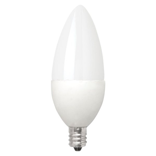 Elite LED Deco Lamps E12 Frosted Blunt - 3.8", 3.5W, 24K