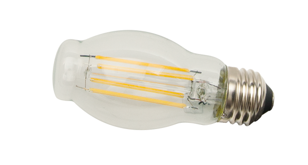 TCP LED Classic Filament BT15 Lamp E26 Clear - 2", 8W, 27K