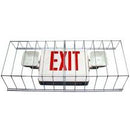 TCP Combo Wire Guard for Exit and Emergency Signs - 30" – Heavy-Duty Steel Protection