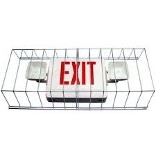 EXIT AND EMERGENCY WIRE GUARDS - 30"