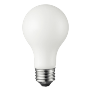 LED Filament High CRI FA19 Lamp E26 Frost - 3.4", 8W, 27K