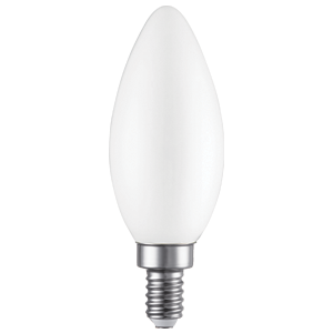 LED Filament High CRI Lamp E12 Frosted Blunt - 1.4", 3W, 30K