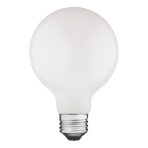 AmberGlow White Filament G25 Lamp E26 Frost - 3.2", 4W, 24K