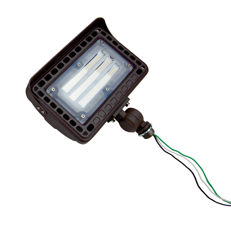 LED Flood Light Yoke - 7.72", 50W, 40K