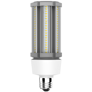 LED HID Corn Cob Lamp E26 - 6.5", 27W, 40K