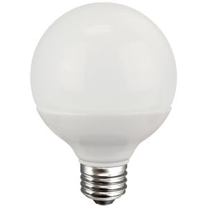 LED Dimmable Globe Lamps E12 Frost - 4.4", 4W, 30K