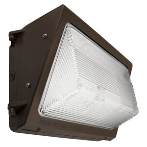 LED Non-Cutoff Wall Pack, Bronze – 14.4?, 55W, 50K