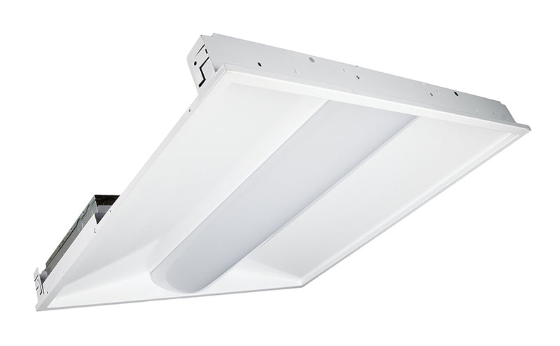 2x2 LED Fixed Wattage Volumetric Troffer w/ Emergency Backup - 2', 23W/29W/38W, 41K