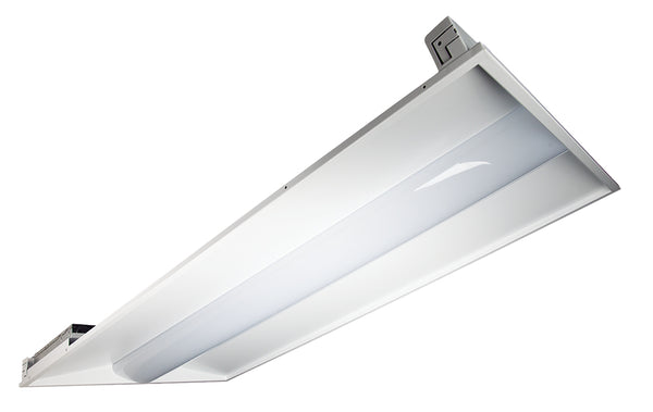LED 4' Volumetric Troffer - 2', 38W, CCT 35K/41K/50K