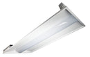 LED 4' Volumetric Troffer - 2', 46W, CCT 35K/41K/50K